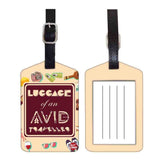 Nutcase Designer Luggage Travel Baggage Tags Single Tag With Name Card Inside Avid Traveller Diaries