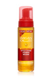 Creme of Nature Argan Oil Foaming Mousse, Style & Shine, Creates Soft Wraps, Defines Curls, Prevents Frizz & Adds Exotic Shine, 