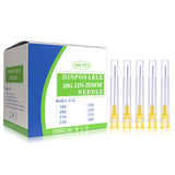 20G Needle 1 Inch Luer Lock 20 Gauge Needles Dispensing Accessories, Box of 100