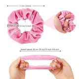 40 Pcs Hair Scrunchies Velvet Elastic Hair Bands Scrunchy Hair Ties Ropes Scrunchie for Women or Girls Hair Accessories - 40 Ass