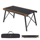 Naturehike Folding IGT Camping Table, Portable Outdoor IGT Cook System, Ultralight Aluminum Camp Table with Carry Bag for Car Ca