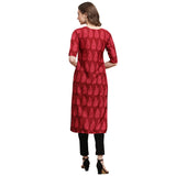Pinkmint Women'S Crepe Digital Print Straight Kurta Pack Of 6 [Cr-337-331-369-372-368-370-L]