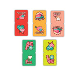 woopme 5 PCs Love Romantic Magnetic Bookmark for Students Kids Book Lovers Readers Gift Magnetic Page Clips Folding