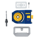 IRWIN Door Lock Installation Kit for Wooden Doors (3111001), Blue