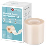 LIFARA Hydrocolloid Roll for Wound Care - Cut-to-Size, Extra Large Hydrocolloid Patch Bandages with Self-Adhesive, Waterproof, F