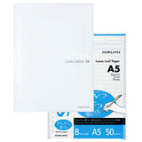 KOKUYO Campus A5 Refillable 2x2 Ring Binder Notebook, Light Blue