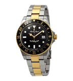 Mathey-Tissot Mathy Vintage Automatic Two Tone Stainless Steel Black Dial H901ATBN 100M Mens Watch