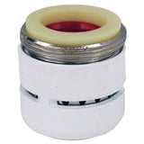 LASCO 09-1975 Dual Thread Faucet Aerator, Standard Male and Female Adapter, White