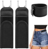 Acudy BuckleFree Elastic Belt Set Of 2 For Men & Women | Adjustable Invisible Waist Belt For Jeans, Pants, Shorts & Dresses | C
