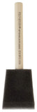 Jen 2 Poly Foam Brush With Wood Handle, Pack of 24