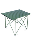 iClimb Ultralight Compact Camping Folding Table with Carry Bag (Reinforced Green - XL)