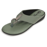 Ortho Joy Doctor Footwear For Women|| Fancy Footwear For Women || Orthopedic Women'S Fancy Slipper/Sandal For Women,Green,6,B0D5V5Z8LV