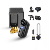 Catchallway 4K Mini Body Camera Action Cam with Audio & Video Recording -128G Thumb Size Hands Free Body Worn Cameras - Wearable