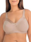 Fruit of the Loom Womens Seamed Soft cup Bra sand,38c