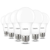 Lepro Dimmable LED Light Bulbs 60 Watt Equivalent, 9.5W 800LM Daylight White 5000K, A19 E26 Standard Medium Base, UL FCC Listed,