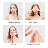 1000 Pcs Ultra Thin Makeup Facial Cotton Pads, Soft Lint Free Dry Nails/Lips/Eyes Polish Remover Pads, Square Cosmetic Beauty Co