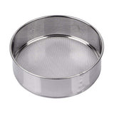 AMPSEVEN Flour Sifter for Baking - 60 Mesh Stainless Steel 6inch Small Tamis Round Sifter,Mini Fine Mesh Flour Sieve(6 Inch, 60m