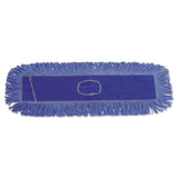 Boardwalk BWK1136 36 in. x 5 in. LoopedEnd Cotton/ Synthetic Blend Dust Mop Head Blue