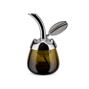 Alessi Fior d'olio Pourer For Olive Oil Bottle in 18/10 Stainless Steel Mirror Polished And Thermoplastic Resin With Taster 
