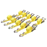 10 Pack 1.5 x15 Ratchet Strap 4400LB