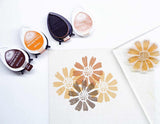 Tsukineko Memento Ink Stamping-Brown, Rich Cocoa-Large-Water-Based-Translucent, Waterproof, Archival-Embossing, Pad Size: 7,6 X