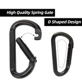 Caribeana Carabiner Clip, 860lbs, 3 Heavy Duty Carabiner, D Ring Hooks - Keychains, Camping, Hiking Accessories, Caribiniers f