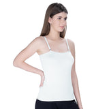 Trylo Camisole Straight-Cut - White - 2Xl,WHITE,2,B0BYZSWNDC