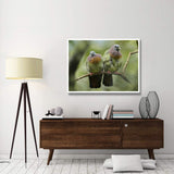 Pink-Necked Green-Pigeon Pair, Jurong Bird Park, Singapore-Paper Art-50,,X38,,