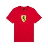 PUMA Scuderia Ferrari F1 Men's Tshirt with Large Scudetto Shield Logo - Rosso Corsa - Size: X-Large