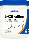 Nutricost Pure L-Citrulline (Base) Powder 250 Grams