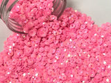The Design Cart 4 mm Light Pink Rainbow Bowl Plastic Sequins Sitara for Embroidery, Embellishing Handbags, Apparels, Art Craft D