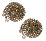 Mytee Products (2 Pack) 1/4 x 16 Transport Binder Chain Grade 70 with Grab Hook 3150 LBS WLL Transport Binder Tow Chain with