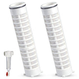 2 Pack 1-1/2 140 Mesh Spin-down Replacement Filter Screen for Rusco Vu Flow Heavy-Duty 1.5 Inch Spin Down Sediment Water Filter 