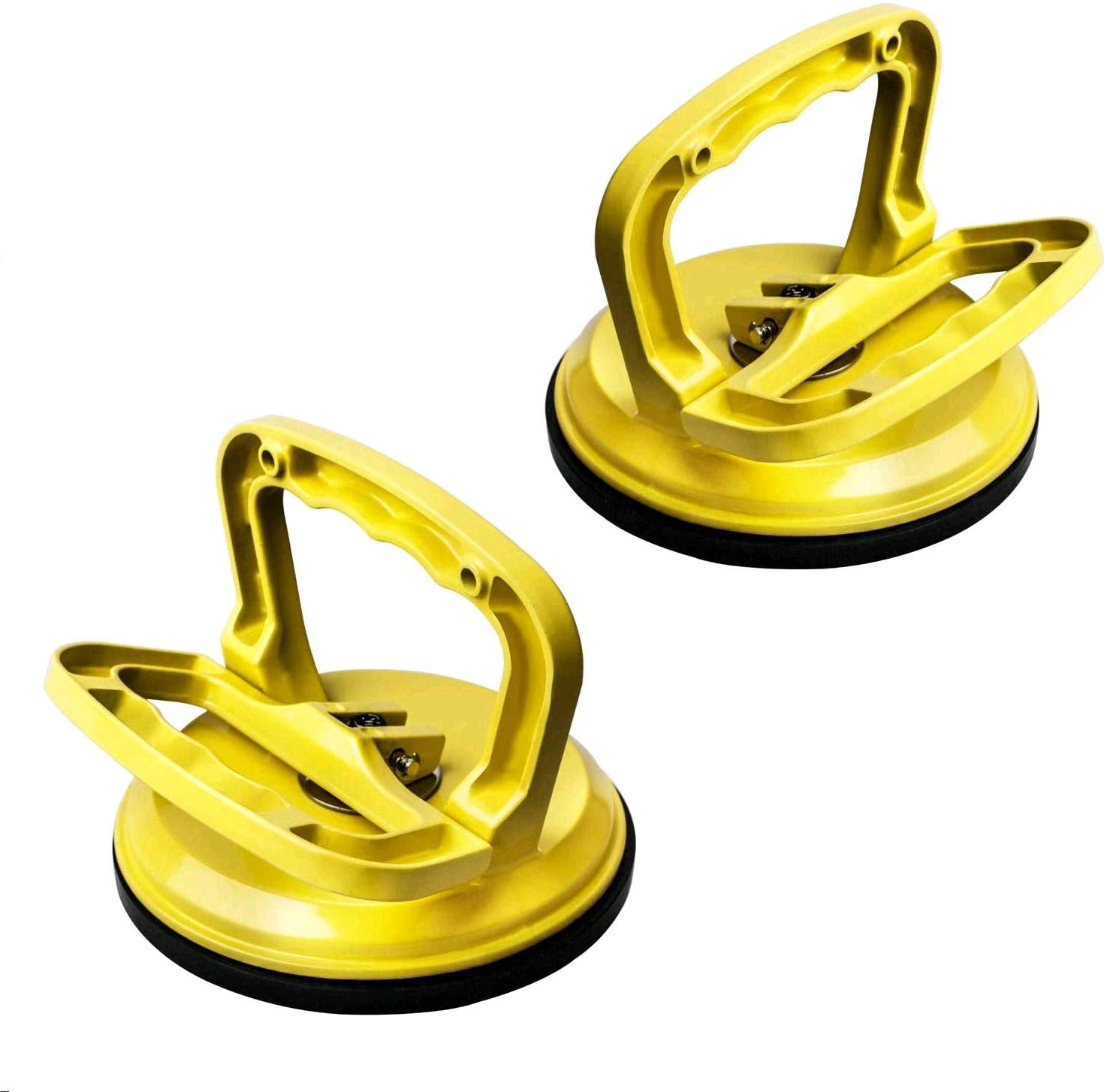 Fcho Glass Suction Cup Heavy Duty Aluminum Vacuum Plate Puller Handle Holder Hooks Duty Galss Lifting/Tile Suction Cup Lifter/Mo