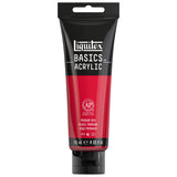Liquitex BASICS Acrylic Paint, 118ml (4oz) Tube, Primary Red