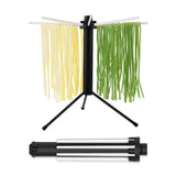 KITCHENDAO Collapsible Pasta Drying Rack, Plastic Foldable Homemade Fresh Spaghetti Noodle Tree Stand Hanger for Kitchen, Detach