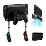 Mcbazel Metal Wall Mount Kit Compatible with Nintendo Switch 2 (2025), Organizer Bracket for NS Switch 2 Dock/JoyCon/Switch Pro,