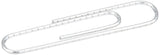 Universal Nonskid Paper Clips, Wire, No. 1, Silver, 1000/Pack