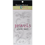 EYELET OUTLET LLC Eyelet Outlet Adhesive Pearl Swirls 468/PkgSilver, Multicolor
