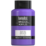 Liquitex BASICS Acrylic Paint, 400ml (13.5oz) Bottle, Brilliant Purple
