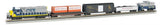 Bachmann Trains Freightmaster Ready To Run 60 Piece Electric Train Set N Scale,Silver , 0.5 Liters