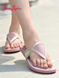 Shoetopia Women'S Flat-3232 Flat Sandal-8 Kids Uk (Flat-3232-Pink)-Eu41,Pink,8,B0D2TWLKBH