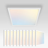 ASD LED 12 Inch Square Flush Mount Ceiling Light Fixture | 24W 1700LM 2700-6000K 120V | 5CCT, Dimmable, Ultra Slim, ETL Listed |