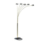 ORE 6962G International 5-Arm Arch Floor Lamp, Polished Brass, 84 x 45 x 45