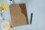 Erminio Palamino Imported Pu Front Pocket 2027 Diary For Office, Study & Daily Planning, B5 Planner, Single Rule Pages