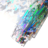 HYANG Transparent Mouse PVC Super Clear Holographic Vinyl Faux Leather Sheets 1 Roll 12 x 53 (30cm x 135cm) for DIY Bows Earring