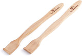The Bamboo Bae Neem Wood Tongue Cleaner Set Of 2 | Handmade Ayurvedic Tongue Scraper | Natural Oral Care Tool For Adults