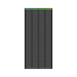 Newpowa PRO 200 Watt 12 Volt Monocrystalline 200W 12V Solar Panel, 9 busbar PV Module, High Efficiency Mono Module RV Marine Boa