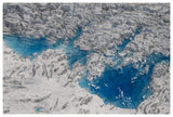Meltwater Lakes On Hubbard Glacier, Wrangell-St. Elias National Park, Alaska-Paper Art-62,,X42,,