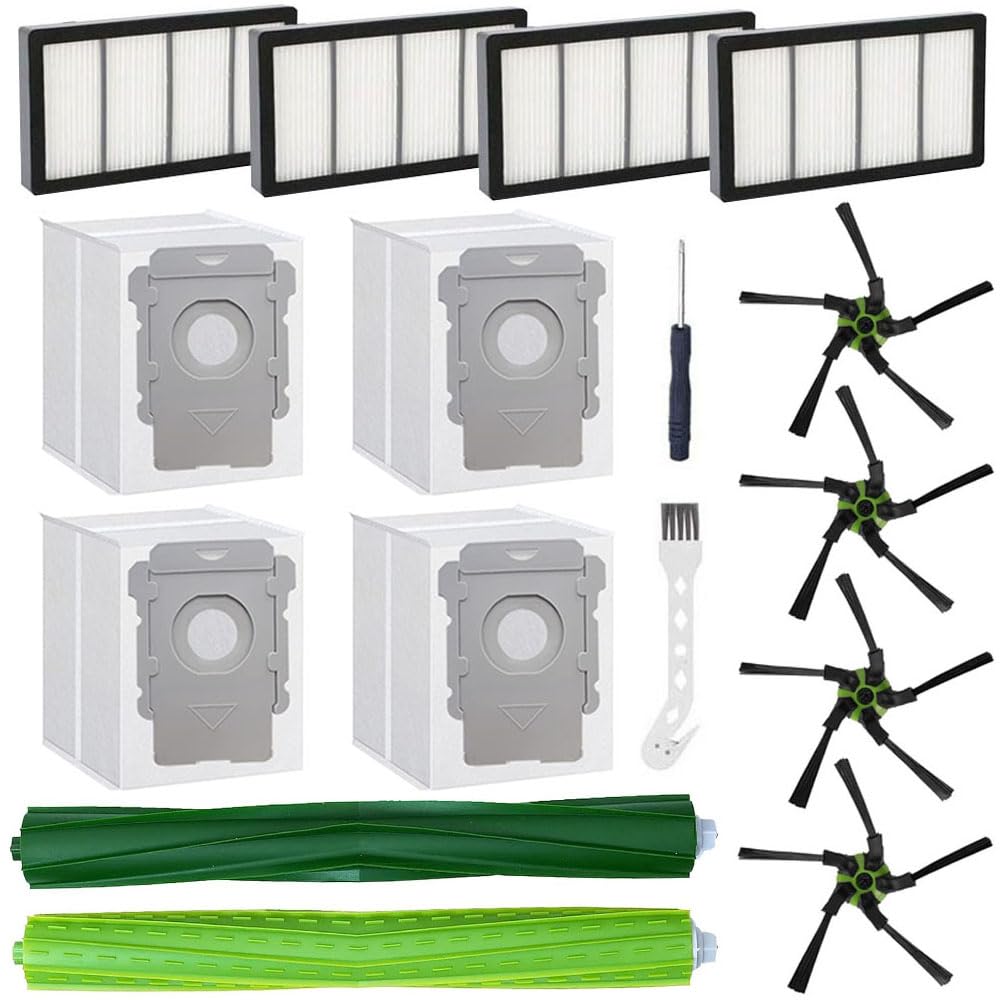 MIXEAL Replacement Parts for iRobot Roomba s9 (9150) s9+ s9 Plus (9550) s Series Vacuum Cleaner, Accessories includes 1 Set of M